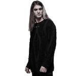 Black 'Goth Broken' Long Sleeves Sweater