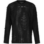 Black 'Goth Broken' Long Sleeves Sweater