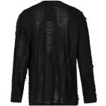 Black 'Goth Broken' Long Sleeves Sweater