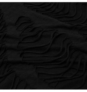 Black 'Goth Broken' Long Sleeves Sweater