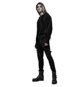 Pantalon 'Tierney' Noir et Blanc