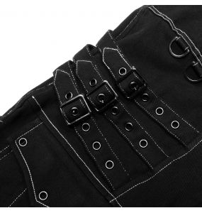 Pantalon 'Tierney' Noir et Blanc