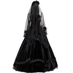Voile 'Gardenia' Noir