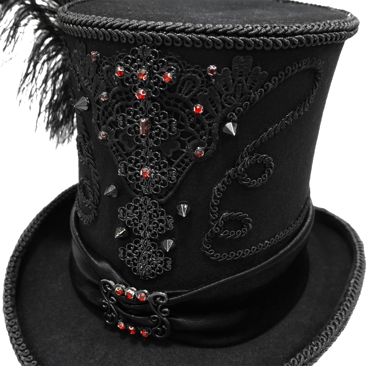 Black Israfel Victorian Top Hat By Devil Fashion The Dark Store Black Israfel Victorian Top Hat By Devil Fashion The Dark Store