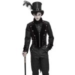 Black 'Israfel' Victorian Top Hat