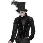 Black 'Israfel' Victorian Top Hat