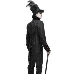Black 'Israfel' Victorian Top Hat