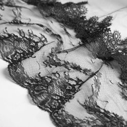 Voile 'Gardenia' Noir