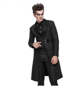 Black 'Cryrock' Long Jacket
