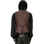 Gilet 'Lycidas' en Jacquard Rouge