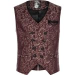 Gilet 'Lycidas' en Jacquard Rouge