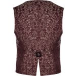 Gilet 'Lycidas' en Jacquard Rouge
