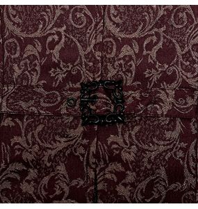 Gilet 'Lycidas' en Jacquard Rouge