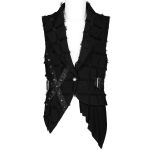 Black 'Grintalon' Asymmetric Waistcoat