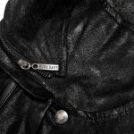 Black Hooded 'Scorpio' Men's Jacket-Coat
