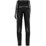 Black Faux Leather 'Xanthus' Pants