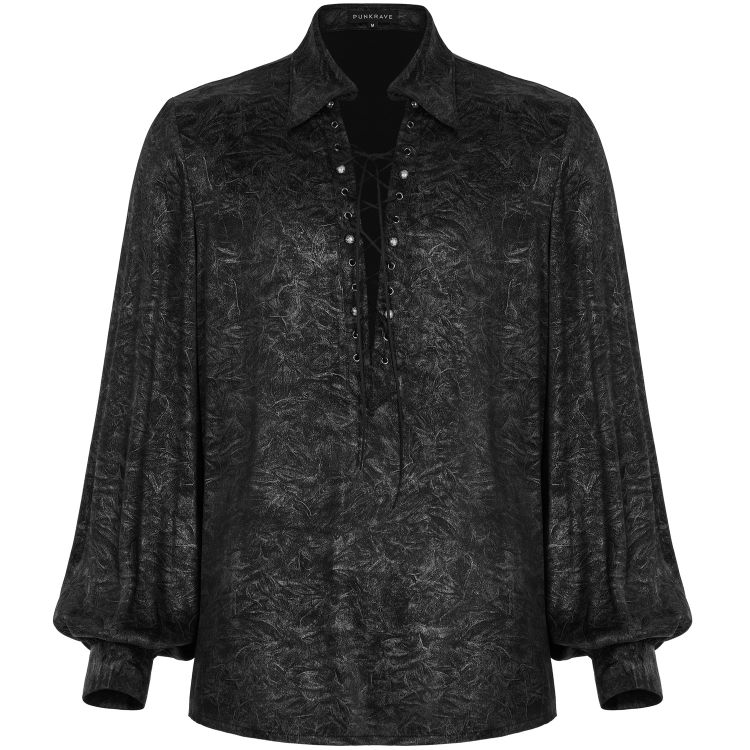 Black and Silver 'Xanthus' Shirt