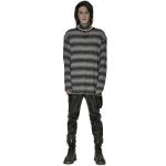 Gray and Black 'Pagan' Knitted Sweater