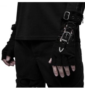 Black 'Astaroth' Gothic Gloves