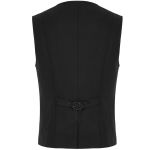 Black 'Gothic Patchwork' Waistcoat