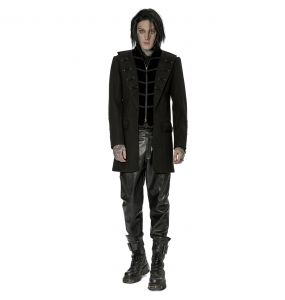 Black 'Noctule' Gothic Jacket