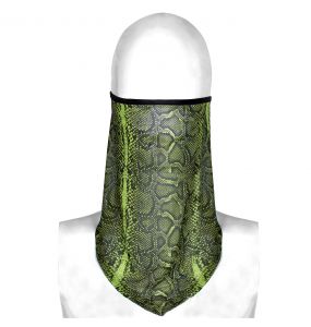 Bandana 'Serpentine' Vert Fluorescent