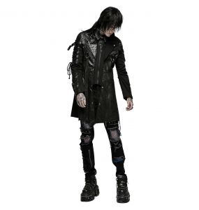 Black 'Poisonblack' Males Jacket