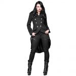 Veste Queue de Pie 'Vampirella' Noire