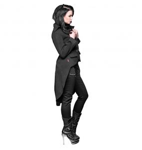 Veste Queue de Pie 'Vampirella' Noire