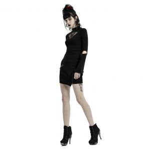 Black 'Guenievre' Mini-Skirt