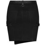 Black 'Guenievre' Mini-Skirt
