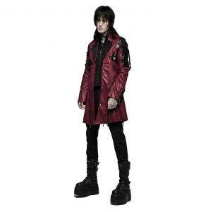 Red and Black 'Poisonblack' Males Jacket