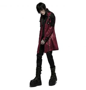 Red and Black 'Poisonblack' Males Jacket