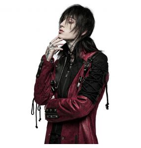 Red and Black 'Poisonblack' Males Jacket