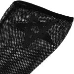 Sexy Black Faux Leather 'Pentagram' Shorts