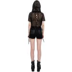 Black 'Sherzal' Hoodie Top