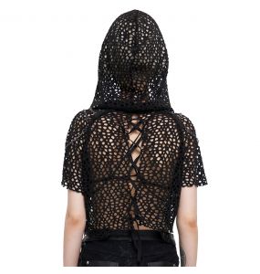 Haut à Capuche 'Sherzal' Noir