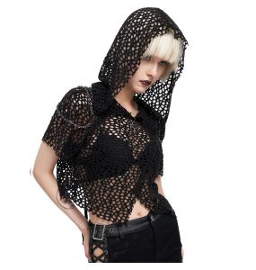 Black 'Sherzal' Hoodie Top