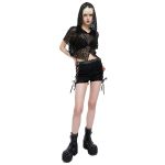 Black 'Sherzal' Hoodie Top