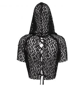 Black 'Sherzal' Hoodie Top