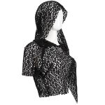 Haut à Capuche 'Sherzal' Noir