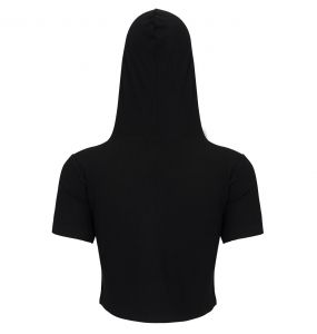 Black 'Pentagram' Hoodie Top