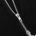 Black 'Pentagram' Hoodie Top