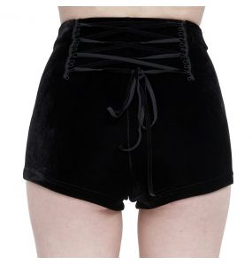 Short 'Artemis' en Velours Noir