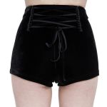 Short 'Artemis' en Velours Noir