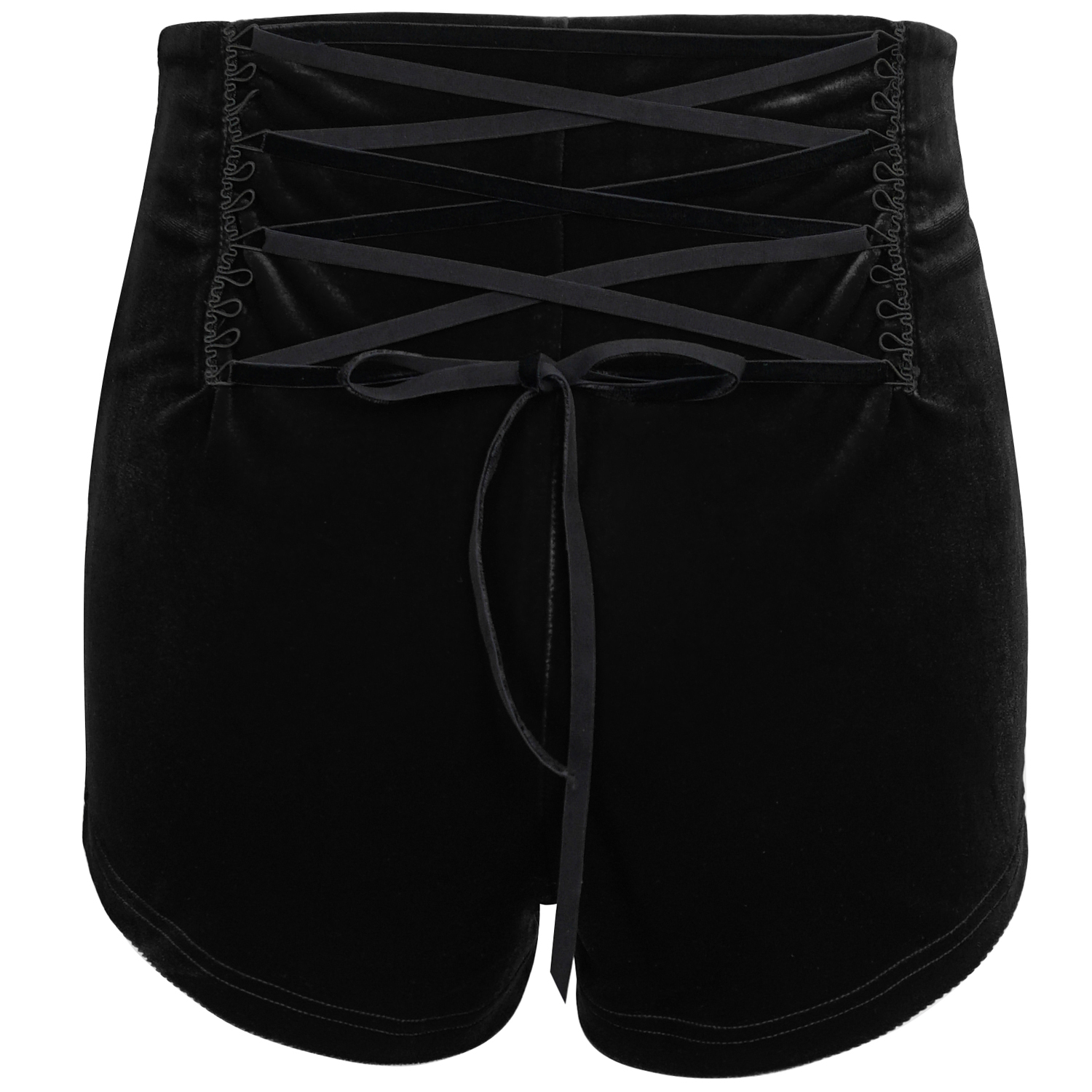 Silver Band Black Hipster Hotpants main image 0