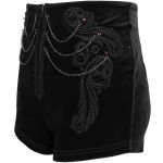 Short 'Artemis' en Velours Noir