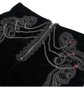 Short 'Artemis' en Velours Noir