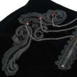 Short 'Artemis' en Velours Noir