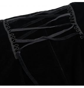 Short 'Artemis' en Velours Noir